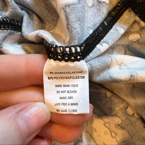 5 Pairs of Women’s Patterned Leggings One Size Comfort Fireworks Dogs Tie-Dye - Picture 15 of 16